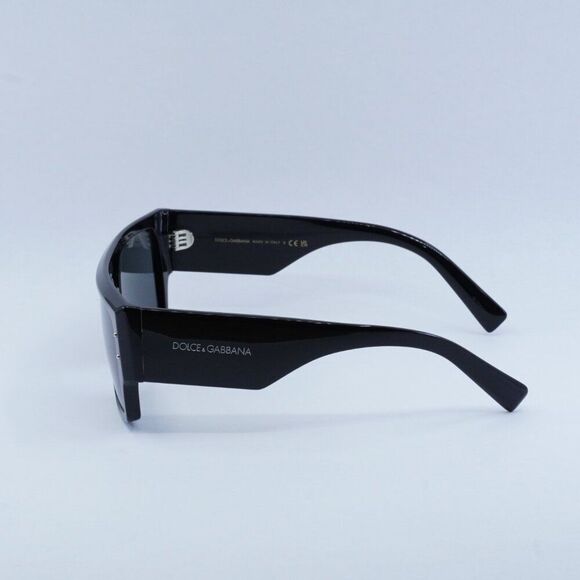 NEWEST DOLCE&GABBANA DG4459 501/87 BLACK DARK GREY SUNGLASSES - Picture 8 of 11